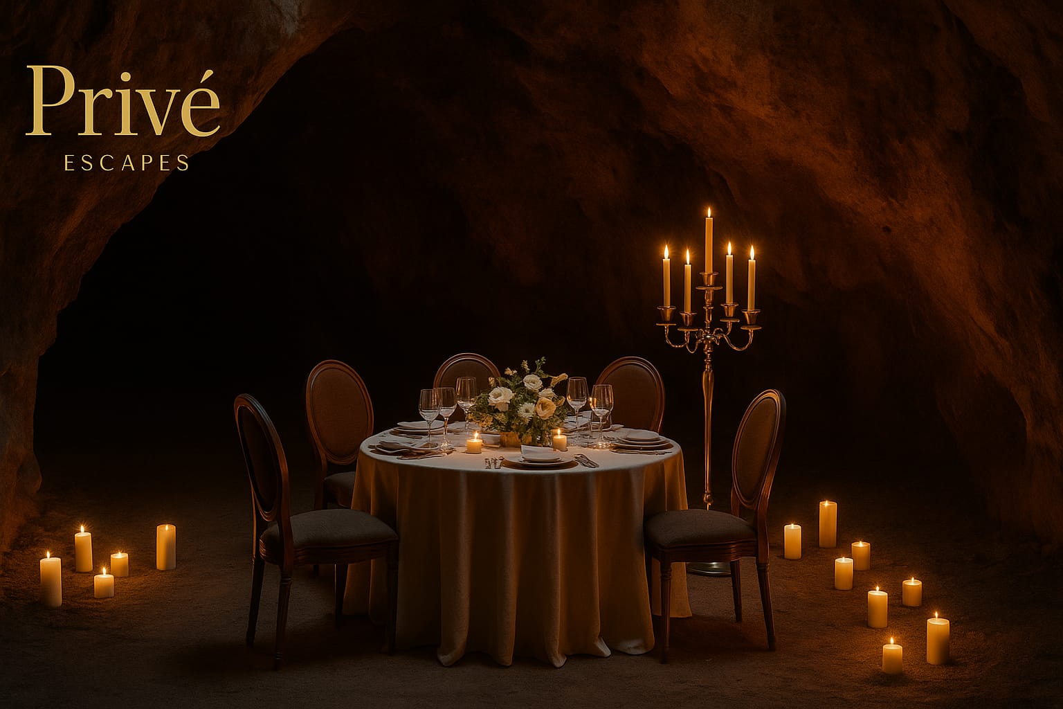 Sunset dining background